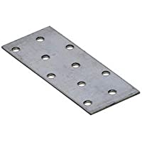 Paquete de 10 unidades. Resistente 2 mm de grosor- 100 x 40 mm- placa de unión plana- conector de reparación de…